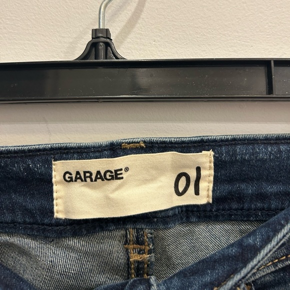 Garage Navy Blue Ripped Jeans - Picture 3 of 3